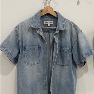 Denim Forum  Short Sleeve Denim Shirt